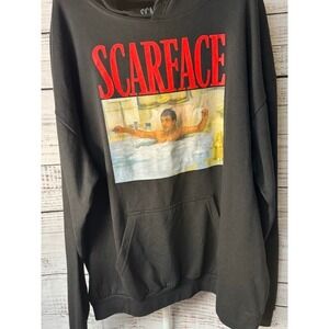 Scarface Movie Graphic Hoodie Black Tony‎ Montana Men's Size 4X